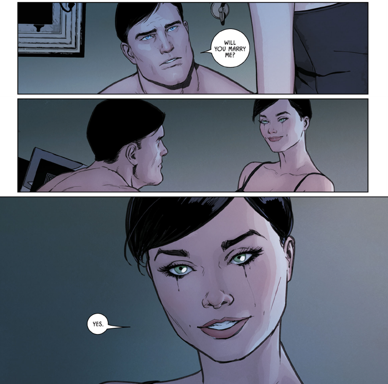Batman #32 Art by Mikel Janin and June Chung.